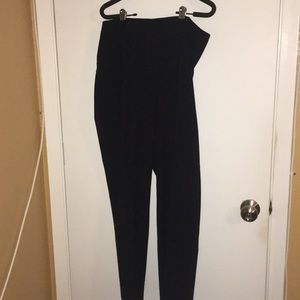 Talbots Black side zipper slacks